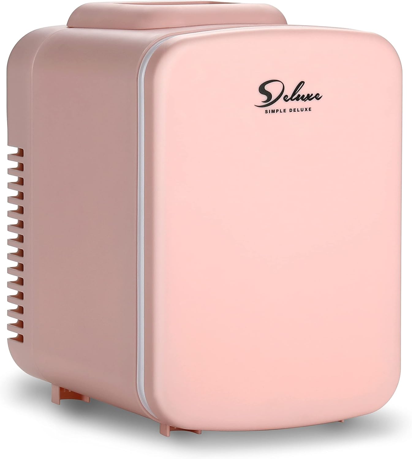 Simple Deluxe Mini Fridge, 4L/6 Can Portable Cooler & Warmer FreonFree