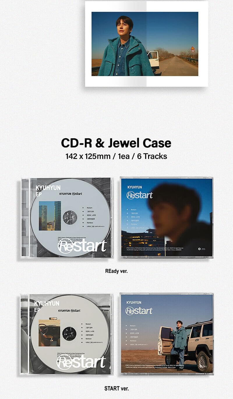 Amazon.com: SUPER JUNIOR KYUHYUN [RESTART] EP Album (START Ver.) K