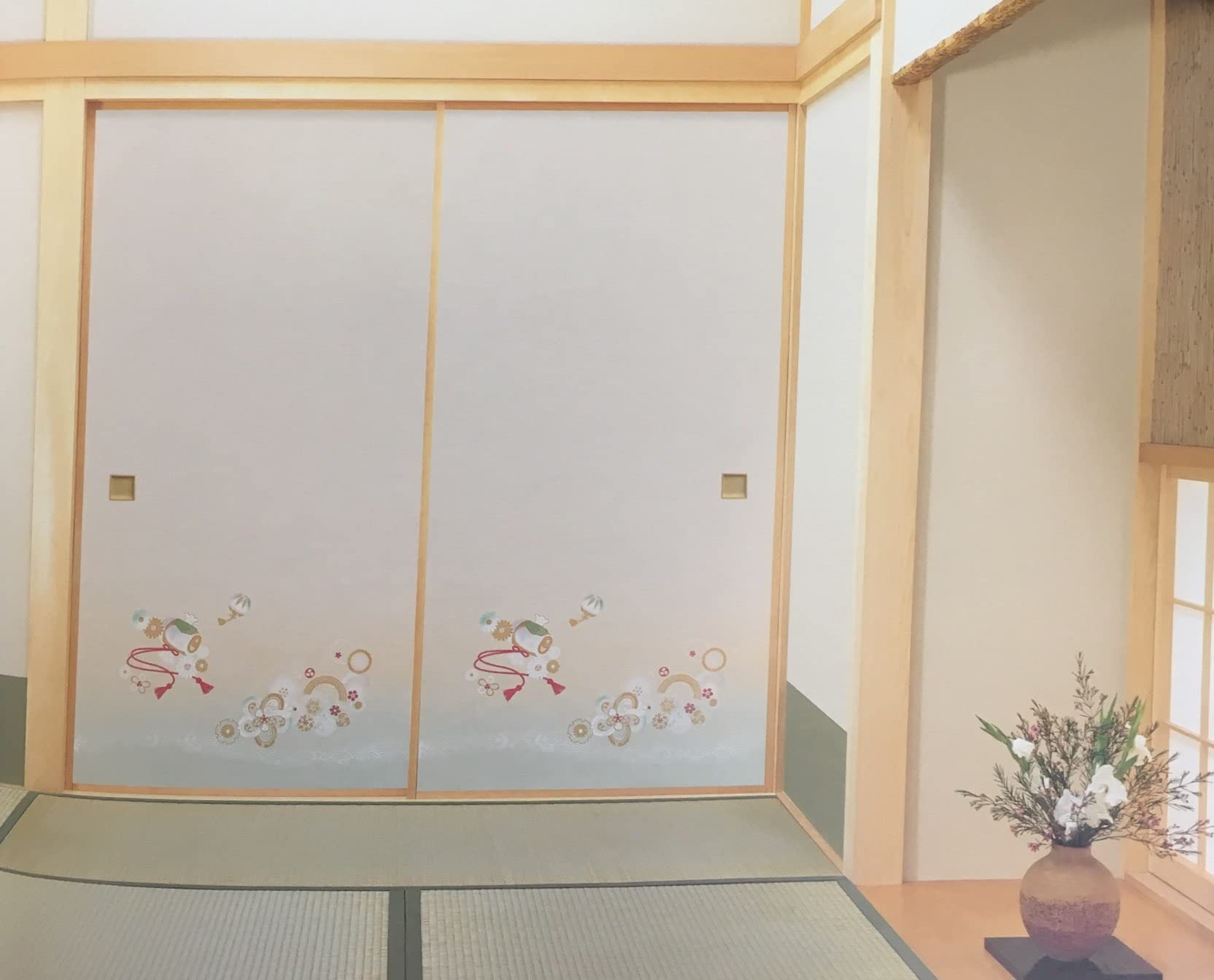 Amazon | ふすま紙 襖紙 (日新第12集) No.820 (サイズ100×203cm