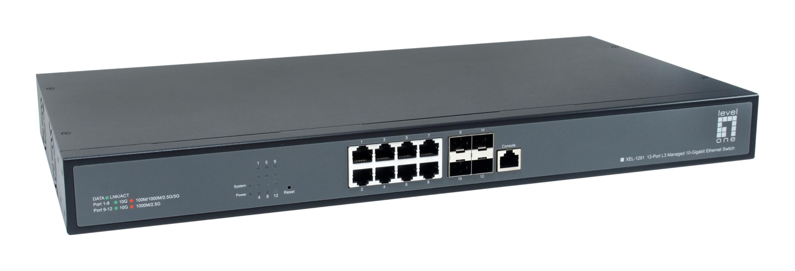 LevelOne Switch 8x10GE 4x10G SFP+
