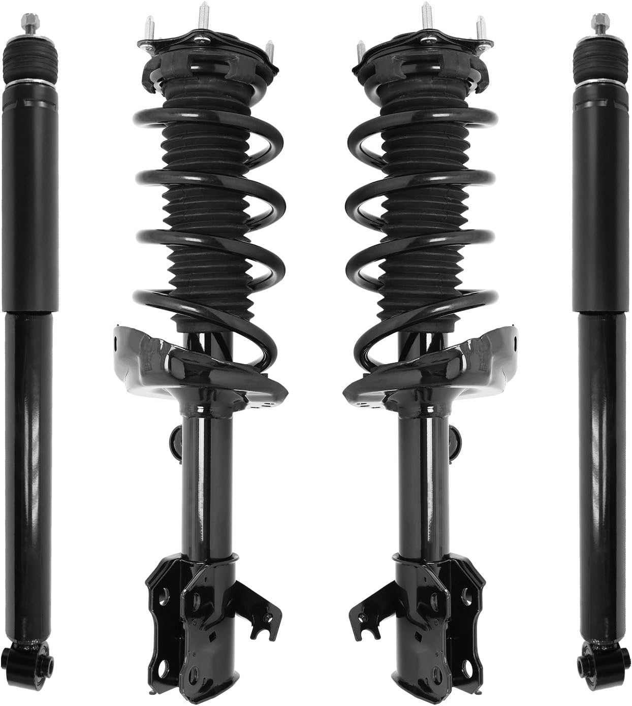 COMPLETESTRUTS - Front Complete Strut Assemblies with Coil Springs and Rear Shock Absorbers Replacement for 2007-2012 Acura RDX - Set of 4