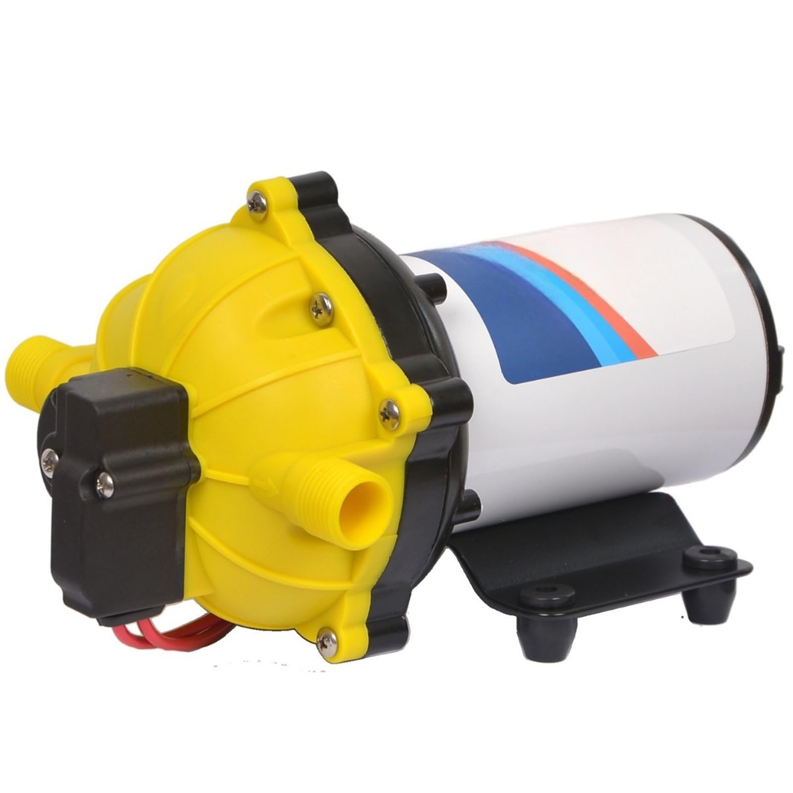 Pompa autoadescante elettrica compatta 12V DC a spruzzo portatile ad alta pressione for autolavaggio risciacquo pompa a membrana for drenaggio yacht per Petrolio, Diesel, Petrolio(24V)