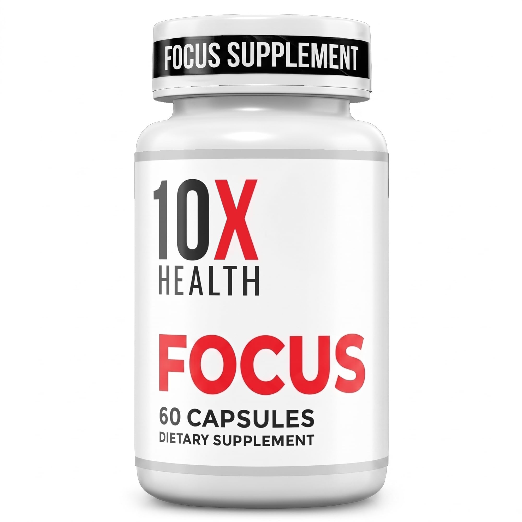 10X Health Focus Supplement - 60 Capsules
