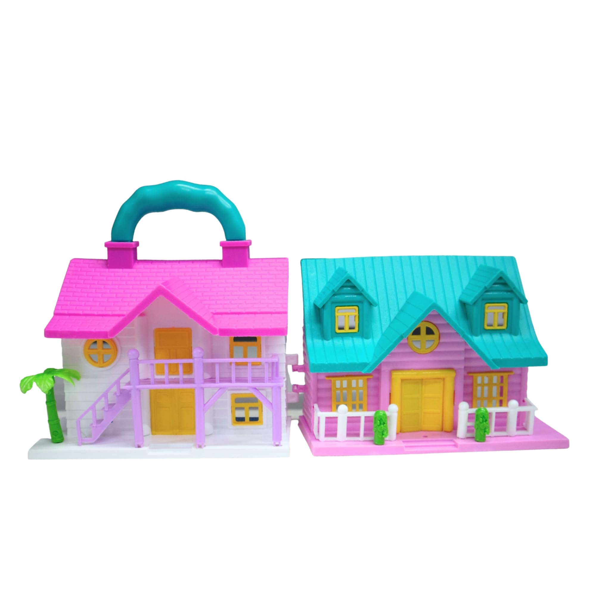 MABLE Girls Big Size Pretty Doll House Playset for Kids, Beautiful Two Room Set, Furniture, and Openable Doors for Kid Girls | Stunning Design for Indoor & Outdoor Fun for Children