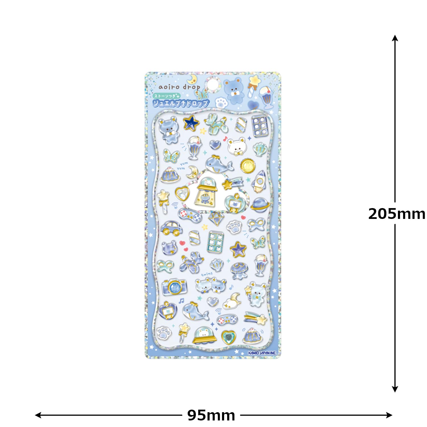 ひまわりさま専用 Amazon | カミオジャパン ステッカー ジュエルプチドロップステッカー