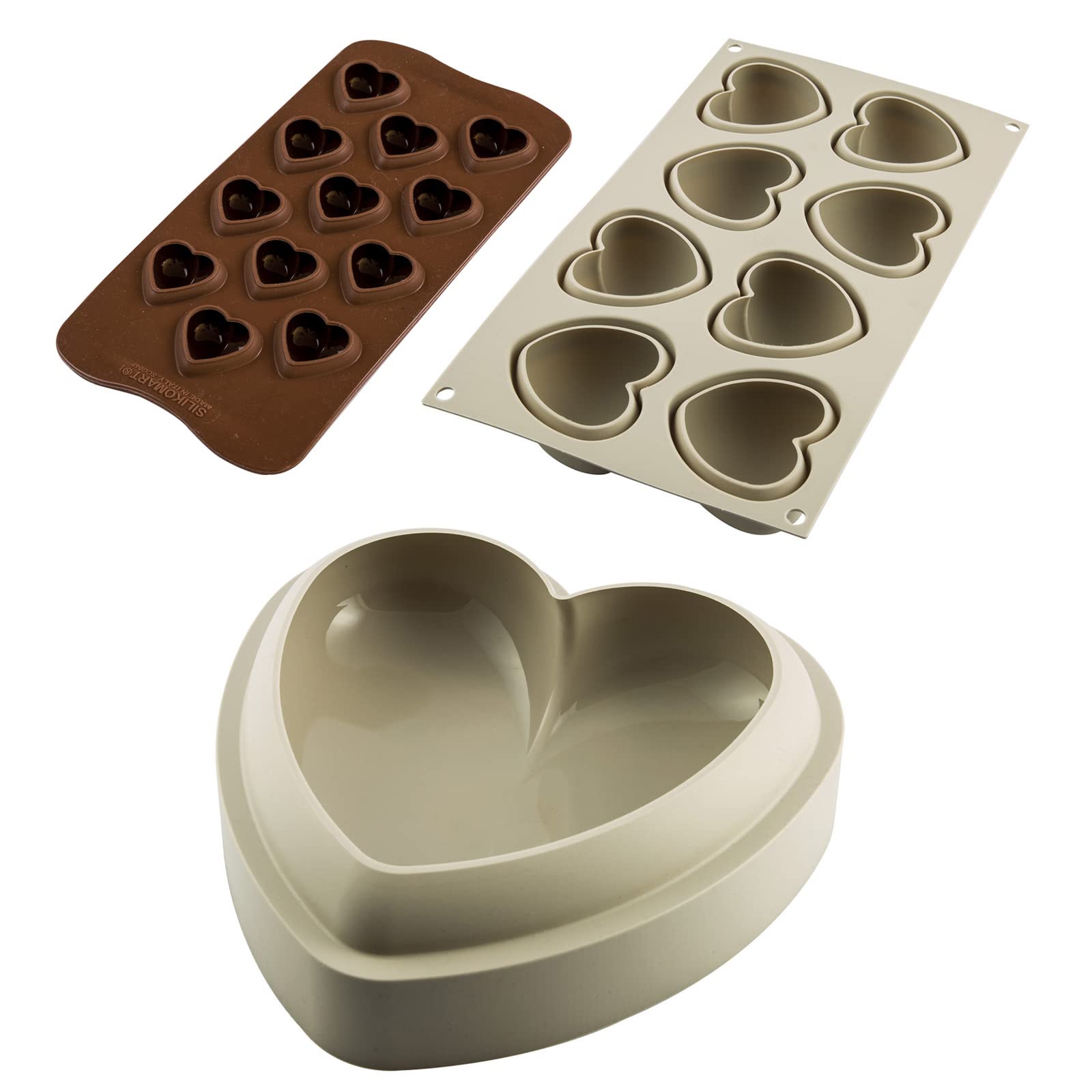 Silikomart - Heart - Cuoricino - SCG48 My Love - Formy silikonowe platinum serca