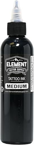 Miniatura 24 de ELEMENT TATTOO SUPPLY - Tinta de tatuaje blanca - Tinta de tatuaje profesional y suministros para resaltar, mezclar y mezclar - Tinta de tatuaje