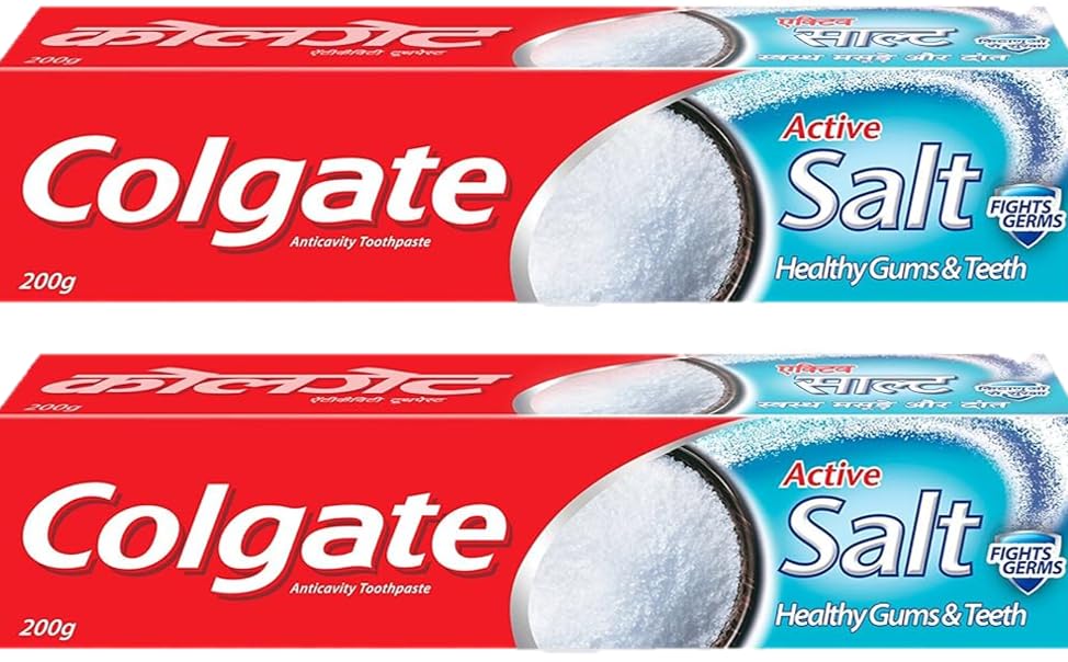 Colgate Toothpaste Active Salt - 200 g (PACK OF 2) ...HUMARABAZAR... (B0CZLNXRY3) Amazon Price History, Amazon Price Tracker