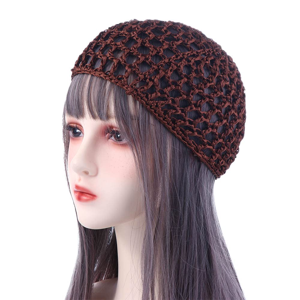 Bohemian Crochet Mesh Hair Net - Sleep Cap & Snood For Women