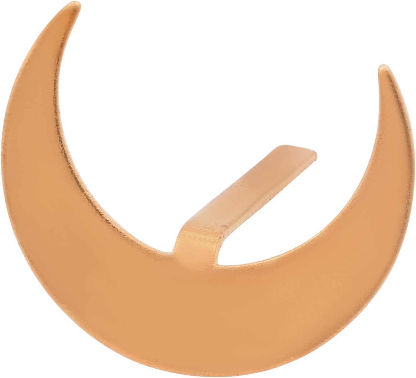 Memoir Copper Big Size Maratha Chandra KOR Bindi Teeka Tool, Marathi, Maharashtrian Pooja Article Golden