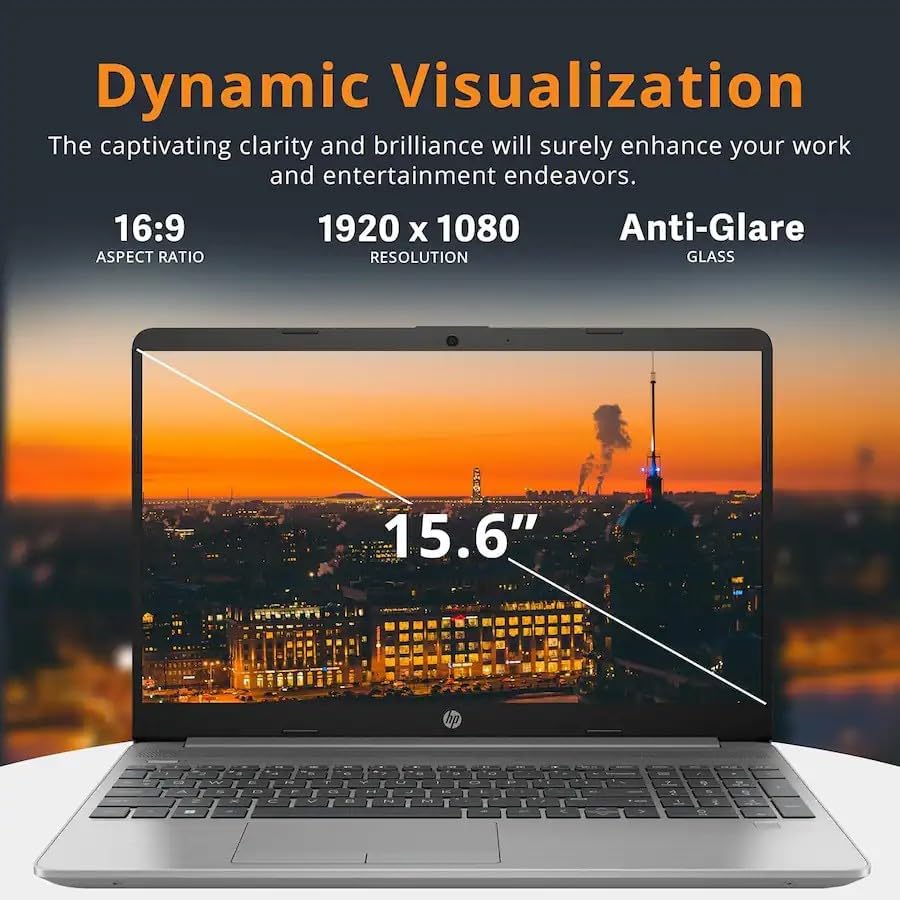 HP 15.6” Laptop | 2026 Edition | 16GB DDR4 RAM | 256GB PCIe SSD | Intel Processor | FHD 1080p Display | Windows 11 Home | Wi-Fi 6 & Ethernet | Full-Size Keyboard | Long Battery Life for Everyday Use thumbnail