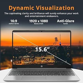 HP 15.6” Laptop | 2026 Edition | 16GB DDR4 RAM | 256GB PCIe SSD | Intel Processor | FHD 1080p Display | Windows 11 Home | Wi-Fi 6 & Ethernet | Full-Size Keyboard | Long Battery Life for Everyday Use