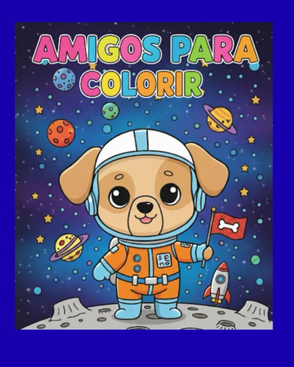 Amigos para colorir