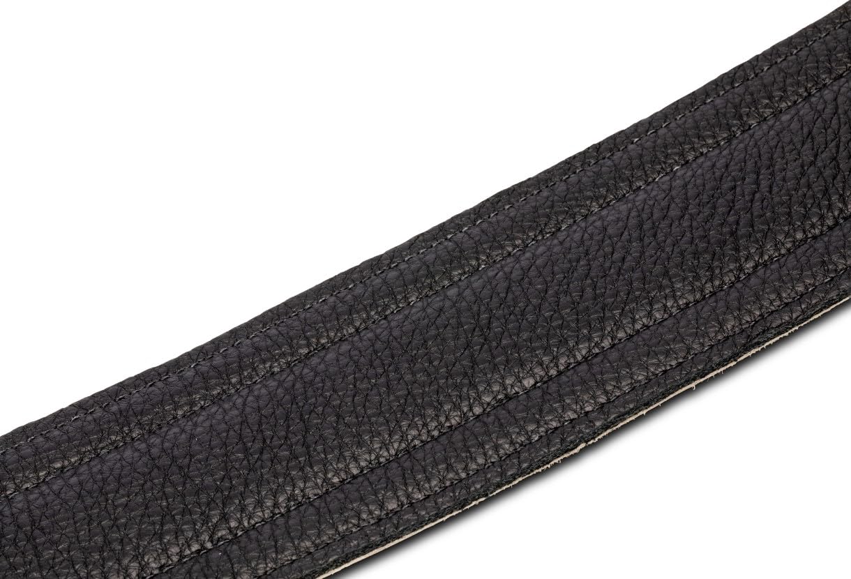 Taylor American Dream Gitarrengurt aus Leder, 6,3 cm, Weiß/Schwarz