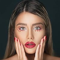 Vista 6 de 1500 diamantes de imitación de resina de 0.197 pulgadas (0.197 in), redondos, con parte trasera plana, diamantes de imitación de resina