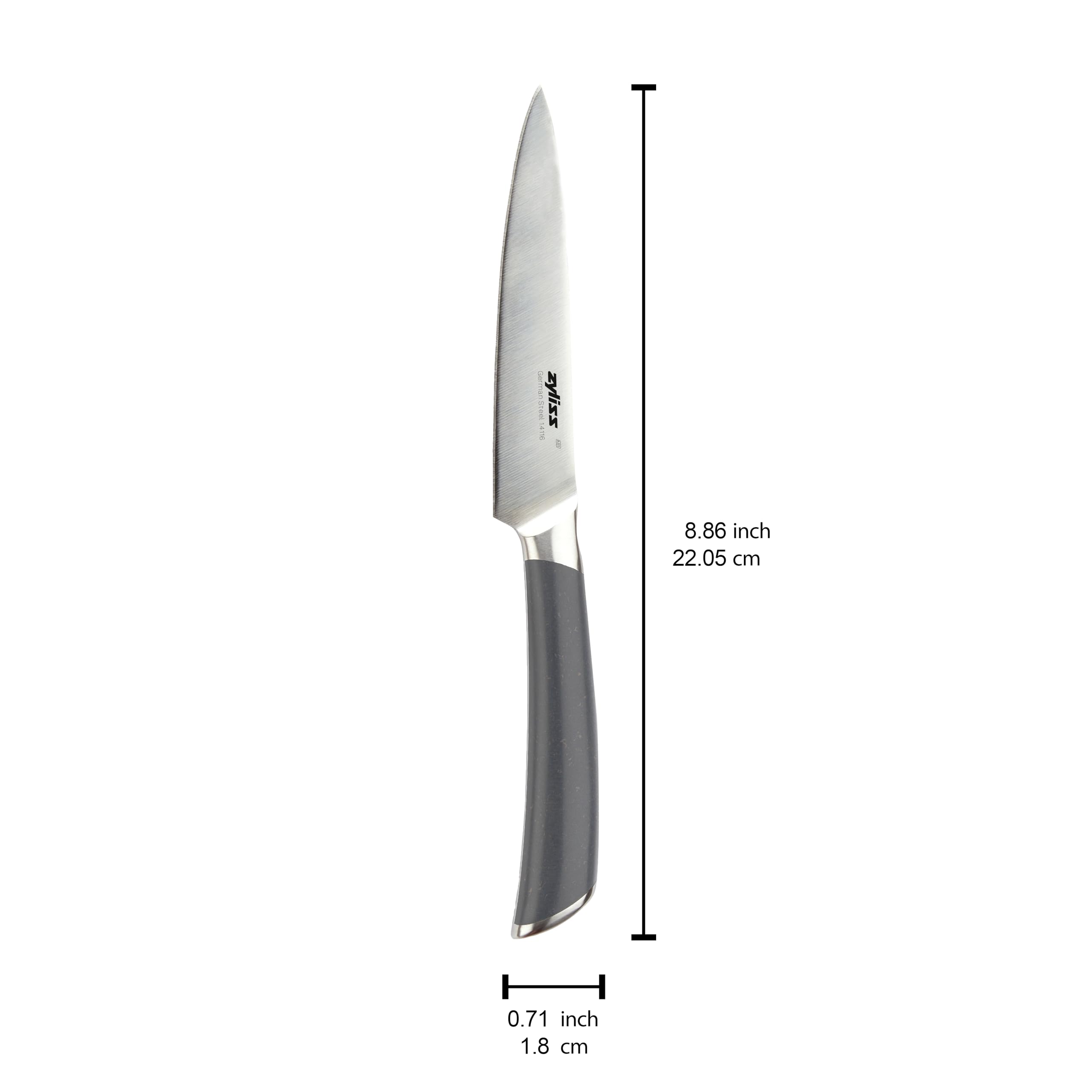 Zyliss Comfort Pro nóż do obierania 11 cm – profesjonalny nóż do warzyw z niemieckiej stali nierdzewnej, hartowane lodem, bardzo ostre ostrze, ergonomiczny uchwyt, mały nóż kuchenny do warzyw i owoców