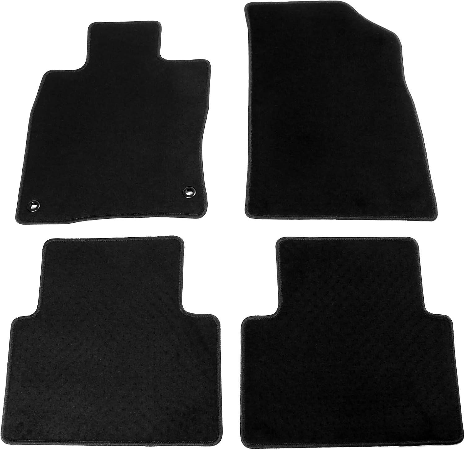Fit 2019-2022 Honda Insight Floor Mats OEM Factory Fitment Nylon Black