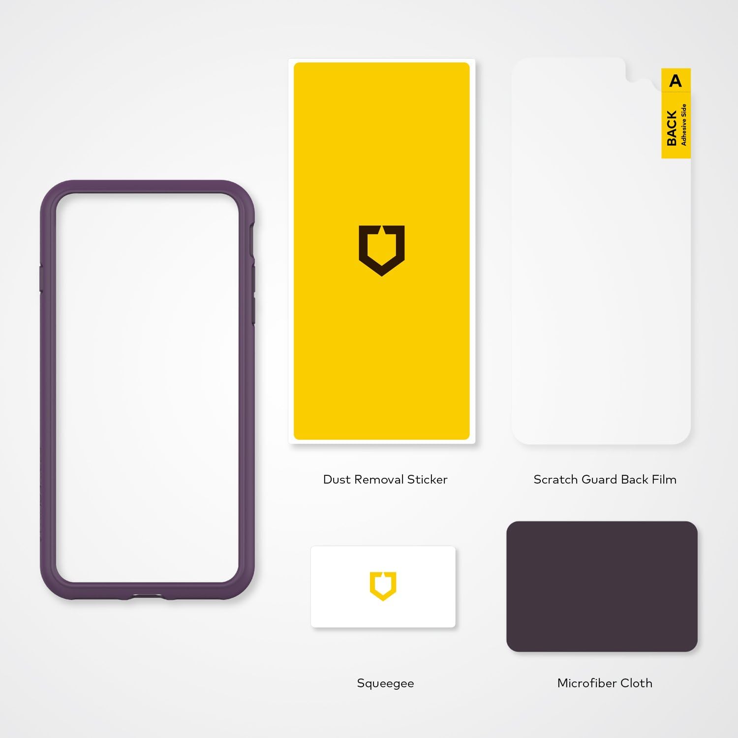 RhinoShield Ultra Protective Bumper Case Compatible with [iPhone 8 Plus / 7 Plus] | CrashGuard - Military Grade Drop Protection Compatible with Full Impact, Slim, Scratch Resistant - Purple