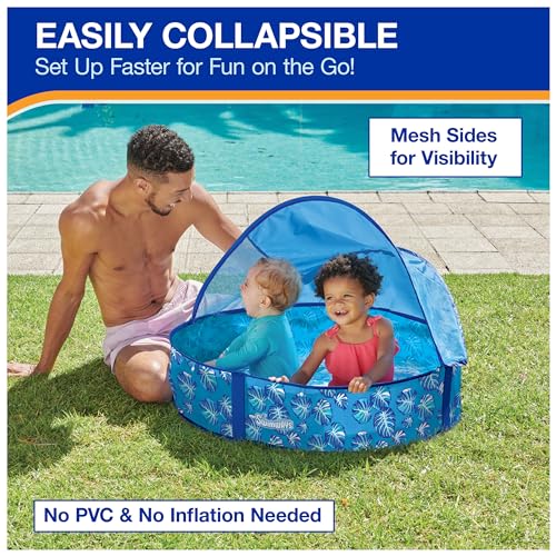 SwimWays Spring Float Elite Pop-Up Above Ground Baby Pool; Ages 9-24 Months - image 4