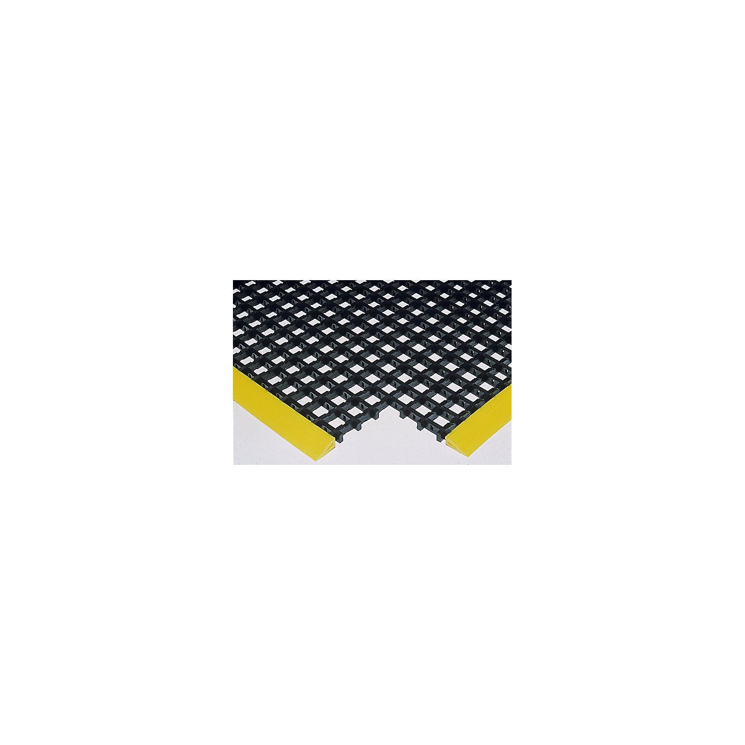 Coba | Tapis Anti-Fatigue COBAmat® Workstation | avec Bords biseautés Jaunes | L x l 1800 x 1200 mm