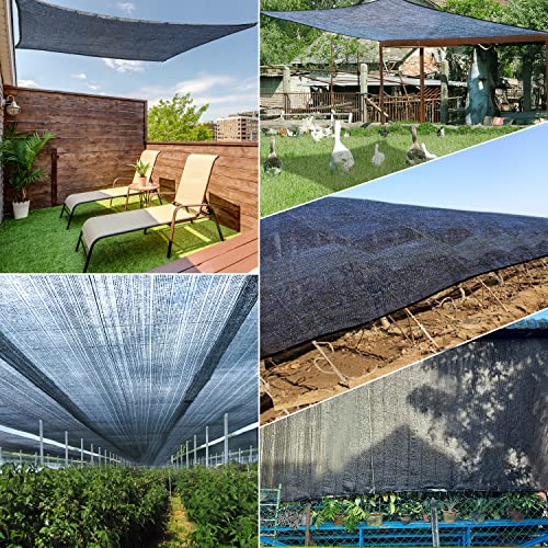 Winpull Garden 70% Shade Cloth, 10 X 20 Ft Sun Shade Mesh Tarp With Reinforced Grommets, Durable Hdpe Material Outdoor Shade Cloth For Plants, Greenhouse, Pergola And Backyard Patio Sunshade #TOP6