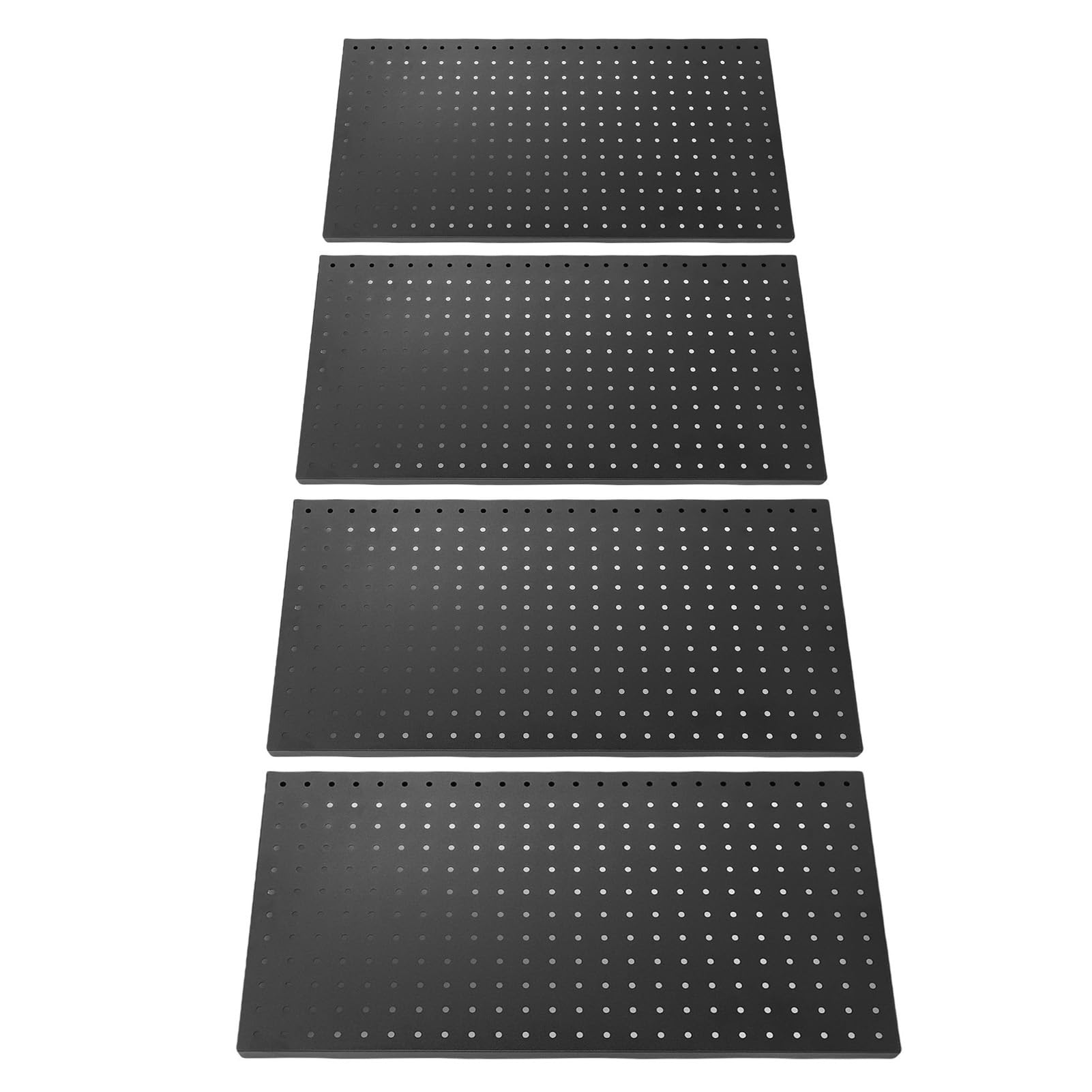 Gonetre Paneles de Pared de Tablero Perforado de Metal, Kit Organizador de Almacenamiento de Herramientas Modular Resistente para Garaje, Taller, Cuarto de Servicio, Acero con