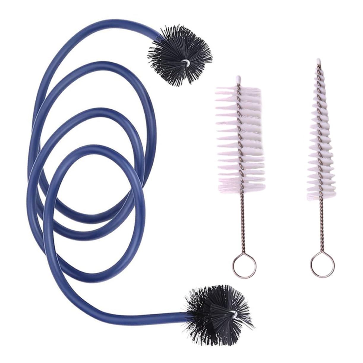 Toyvian -in-one Trumpet Cleaning Brush Set 3 Pieces Trumpet Mouthpiece Cleaner Casing Brush for Musical Instrument Care