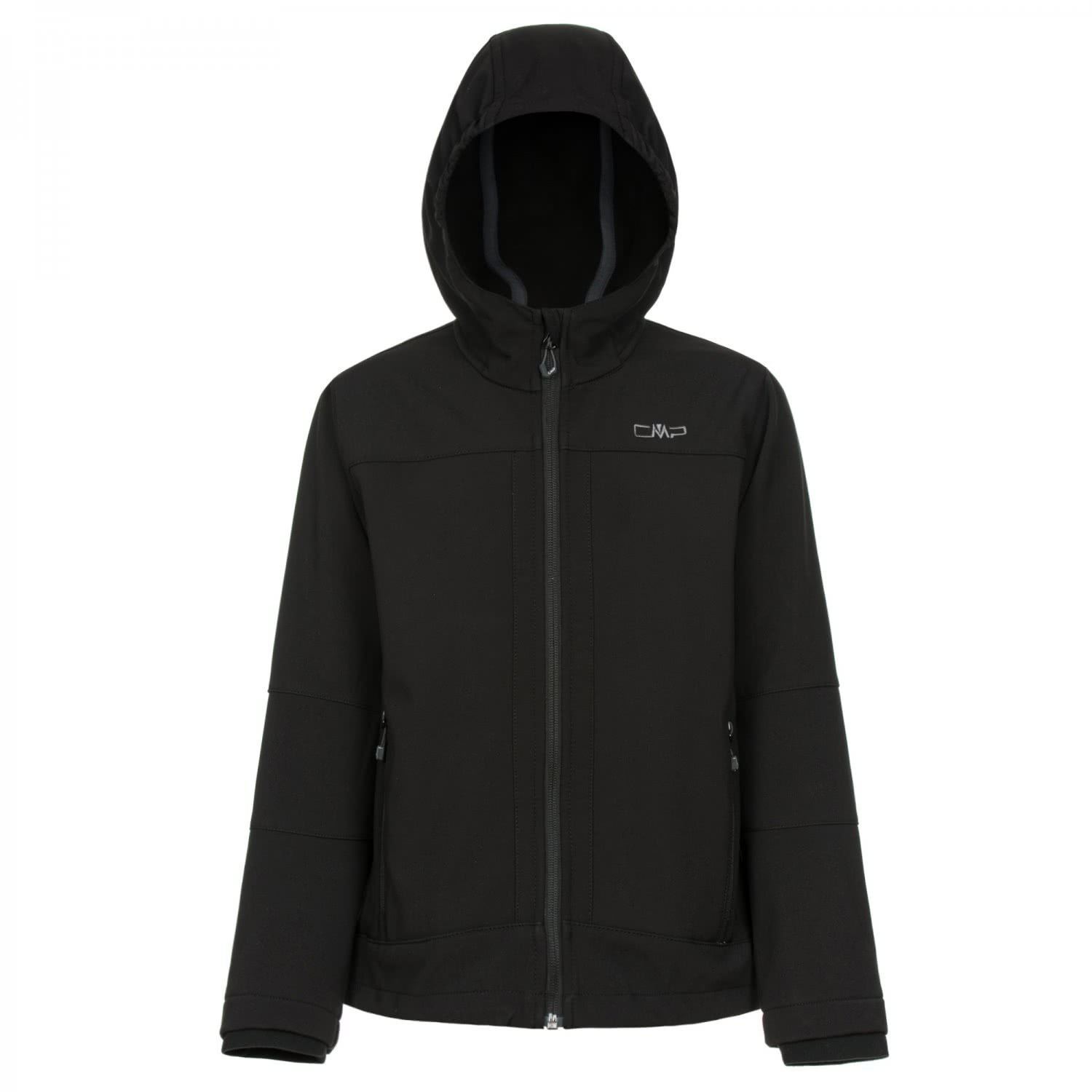 CMP - Kinderjacke mit fester Kapuze, Schwarz, 110