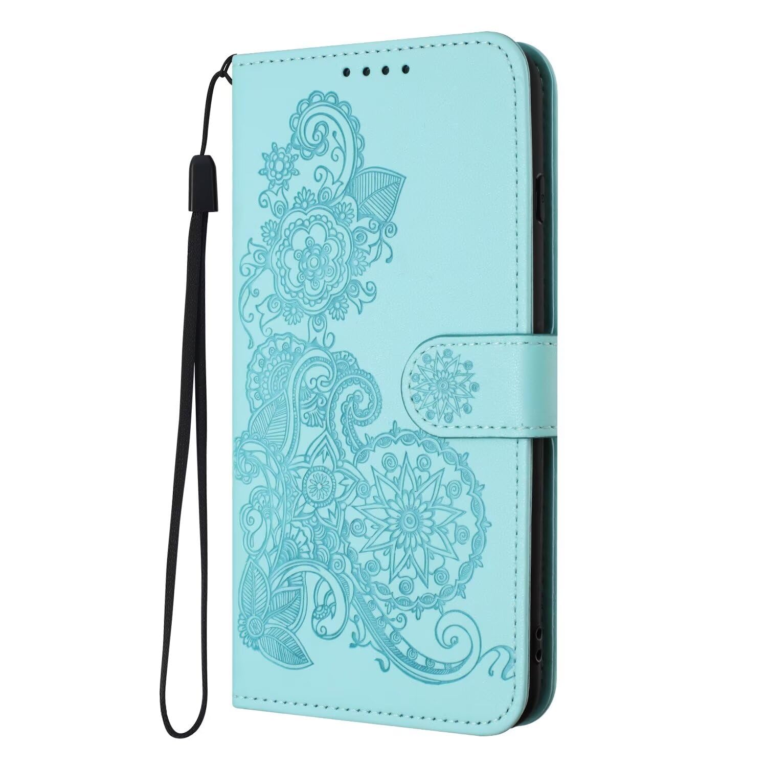 Goodon Klapphülle Für IPhone 13 Pro – Leder Mit Blumendesign, 3 Kartenfächer & Ständerfunktion