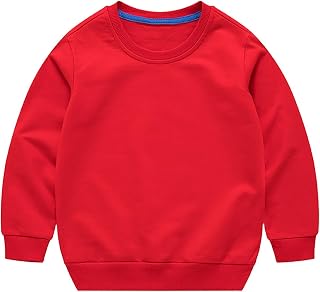 Blusa de lã para recém-nascidos para meninos e meninas cor sólida manga longa gola redonda pulôver moletom roupas outono inverno