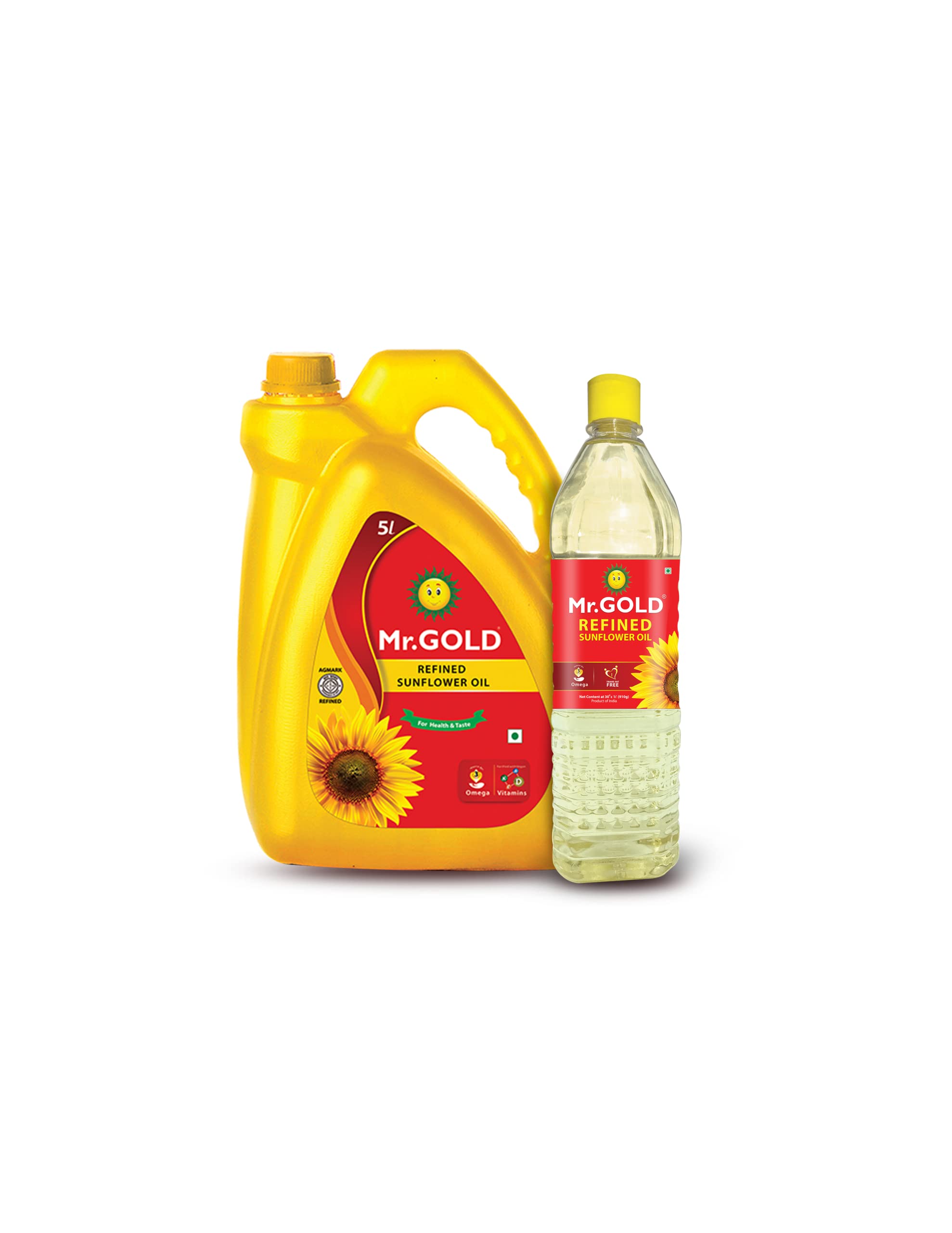 Mr.Gold Refined Sunflower Oil 5L Can + 1L Pet Combo - Total 6L (B0BTTH26C2) Amazon Price History, Amazon Price Tracker