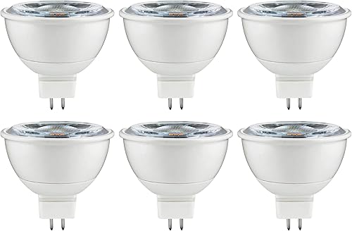 Miniatura 8 de Sunlite Bombilla LED MR16, 12 voltios, mini reflector de cuarzo, 7 vatios, 5000 K súper blanco, 550 lúmenes, 80+ CRI, base GU5.3, 25.000 horas de