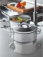 Vista 3 de Tramontina 62501/200 Solar, Bottom 3-Layer Stainless Saucepan, 7.9 inches (20 cm), Thermal Conduction, 3-Layer Construction, Stainless Steel