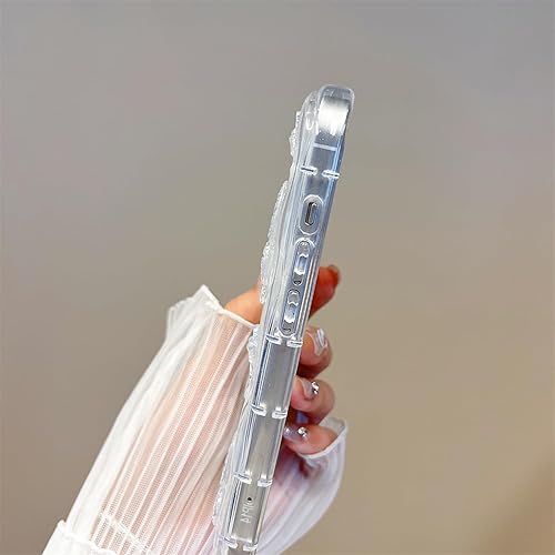 Miniatura 5 de MQCRWFQ Funda de mariposa para iPhone, bonito diseño de mariposa transparente para teléfono 15, 14, 13, 12, 11 Pro Max Plus XS XR XSMAX, funda