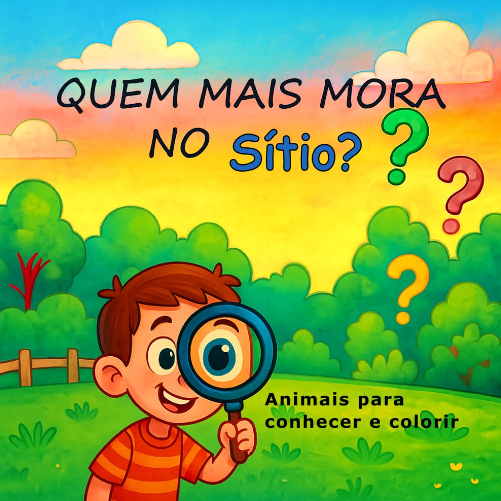 QUEM MAIS MORA NO SÍTIO?: Animais para conhecer e colorir
