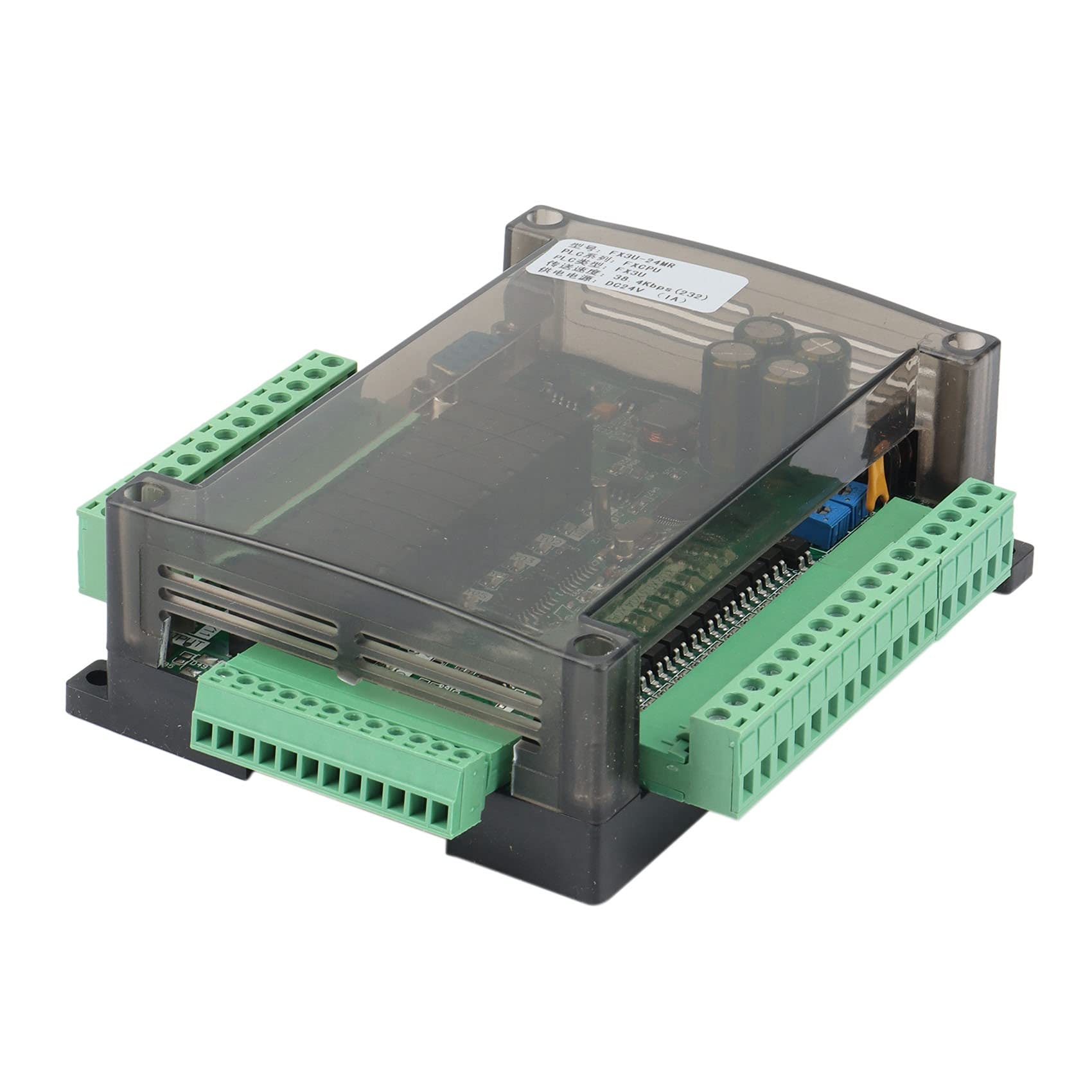 1 ensemble de cartes de contrôle industrielles FX3U-24MR haute vitesse pour ménage industriel, contrôleur programmable