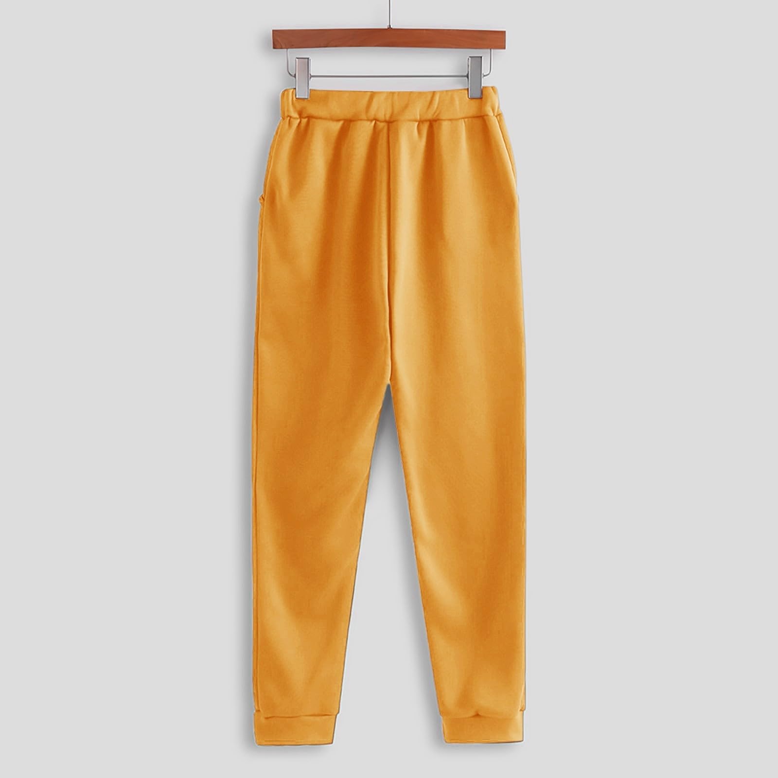 Tenue de loisirs pour femme - Ensemble pyjama côtelé - 2 pièces | Sweat à capuche à manches longues et longue taille élastique, pantalon de loisirs, pyjama avec cordon de serrage et poches