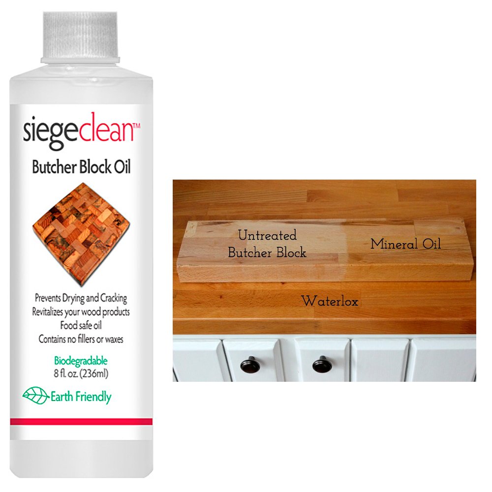 Butcher Block Oil Cutting Board Wood Bamboo Food Grade Safe Mineral Natural 8 Oz