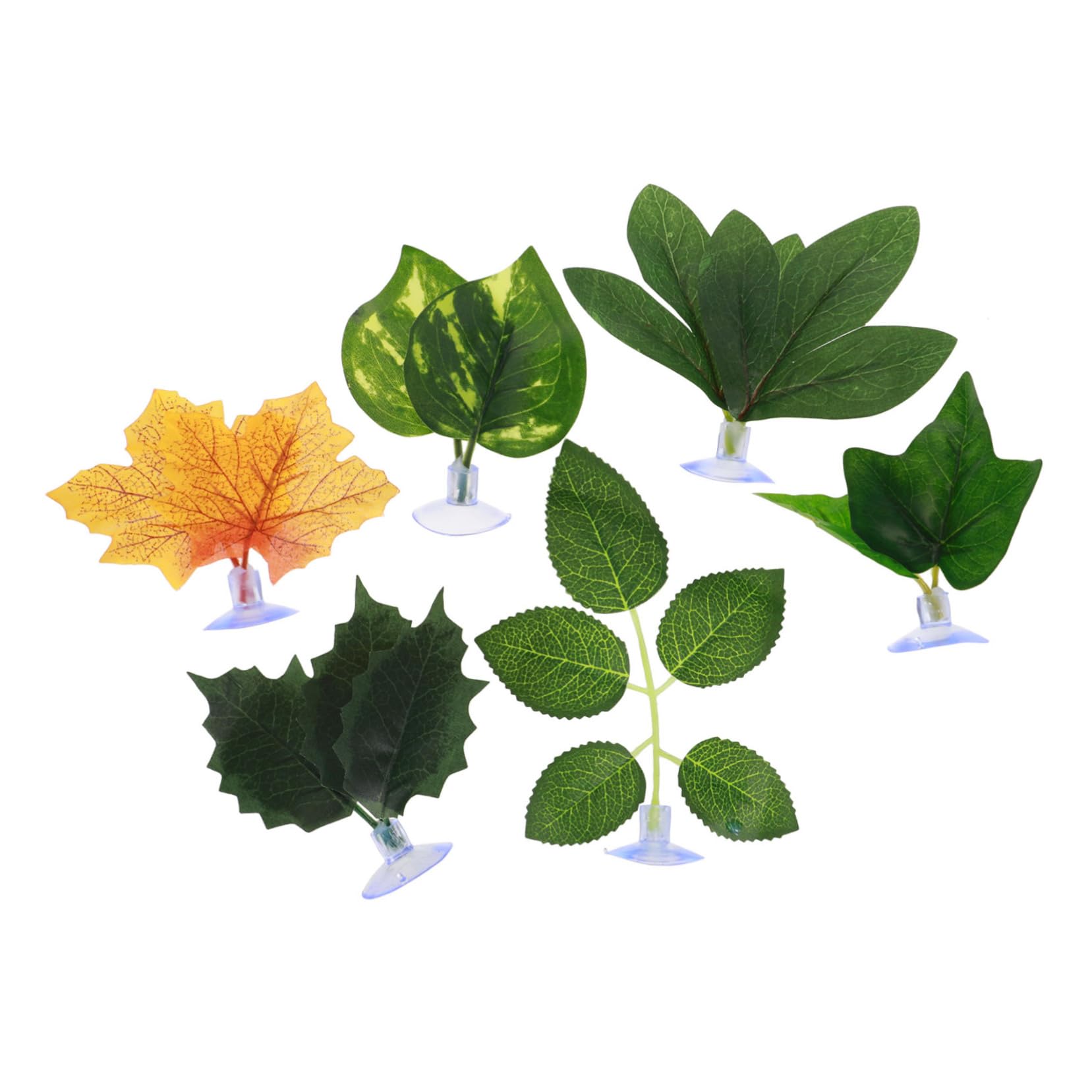 Sosoport 3 Juegos Pecera Paisajismo Hojas Peceras Filtros De Peces para Tanque Hojas De Simulación Decoración De Hojas De Acuario Plantas Artificiales para Acuario El Plastico 6 Piezas * 3