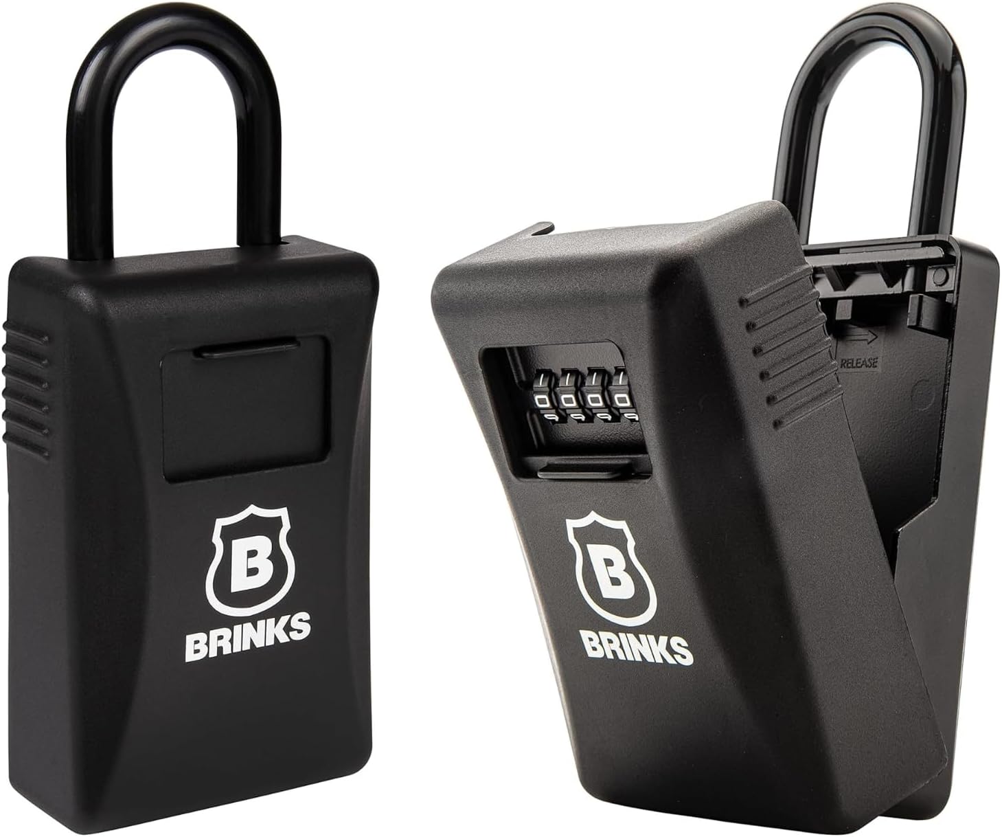 BRINKS 79mm Outdoor Lock Box, front and open views