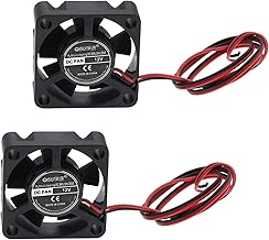 PENGLIN 2PCS 2510 Cooling Fan 12V 25mm x25mm x10mm DC Fan Silent Cooling Fan DC Cooler Quiet Mini Cooling Cooler Hydraulic Bearing Fan Small Fan
