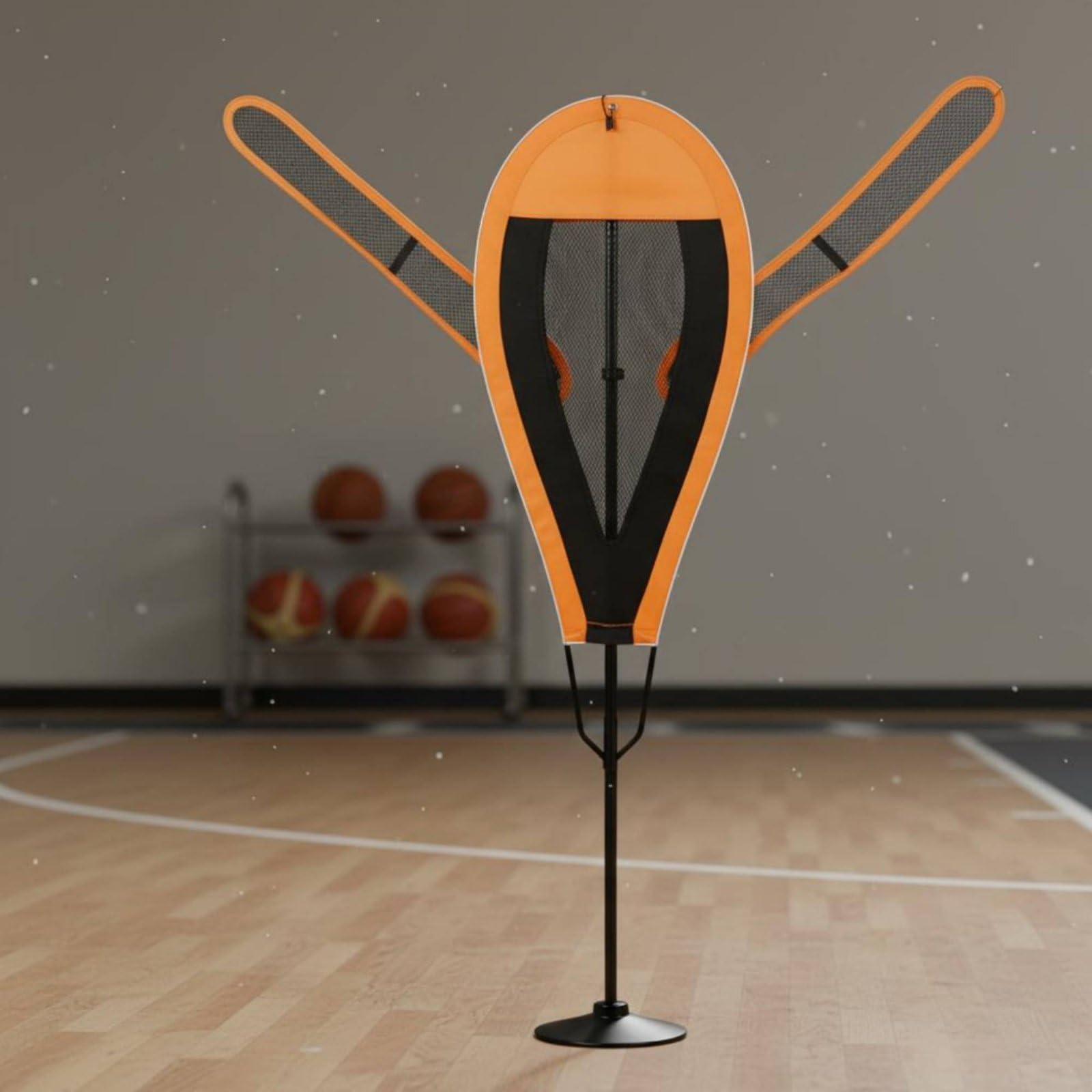 Manichino Difensivo Basket Altezza Regolabile Dummies da Basket Migliora i Riflessi Attrezzatura Sportiva per Palestra