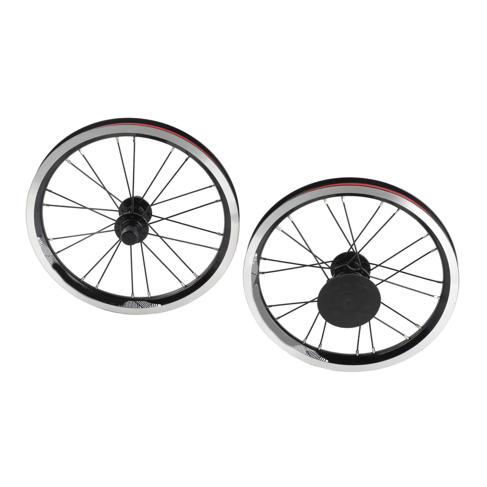 Amazon | 折りたたみ自転車用 ホイールセット 9T 14インチ Vブレーキ