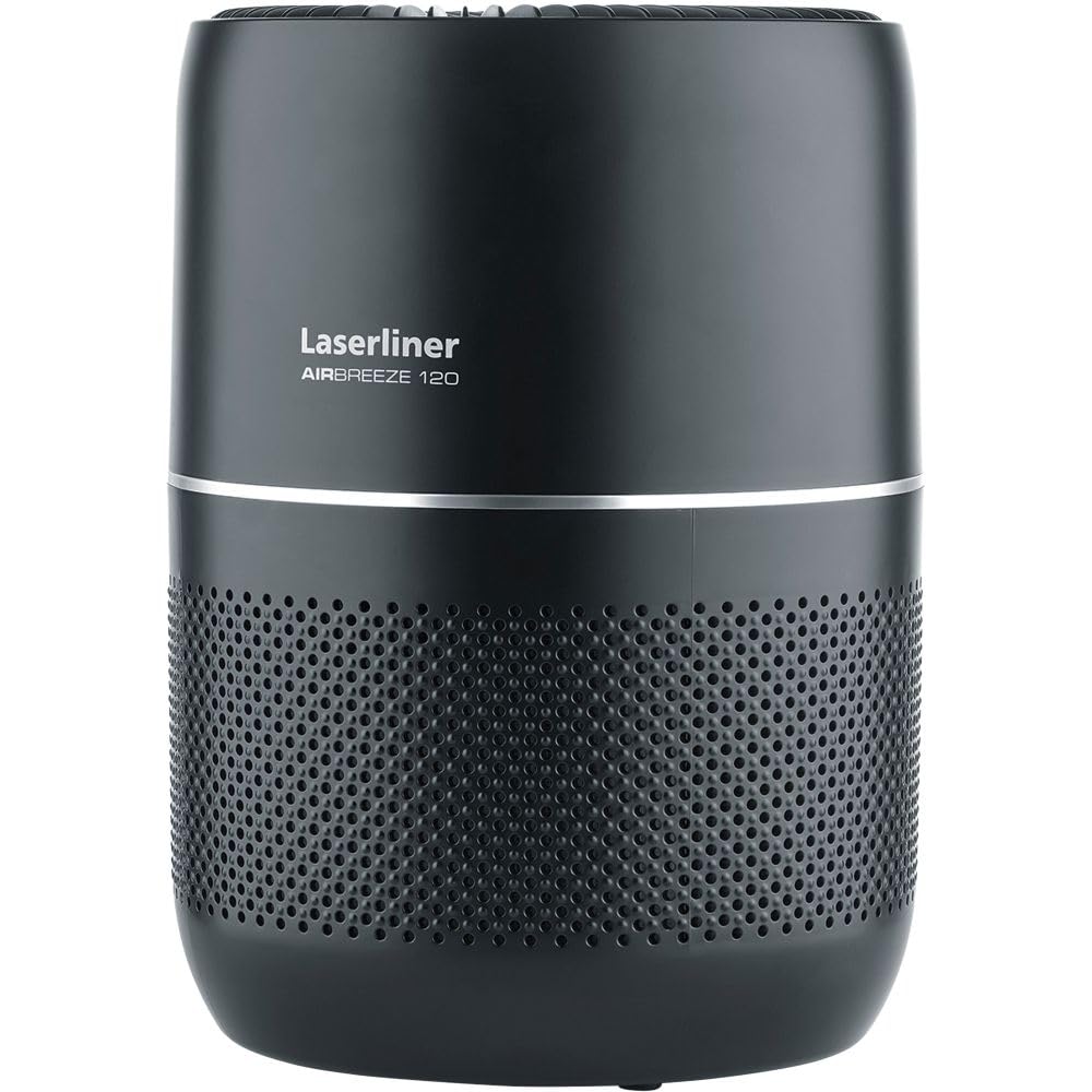 Purificador de aire para hogar Laserliner AirBreeze 120 en dormitorios de 30 m²