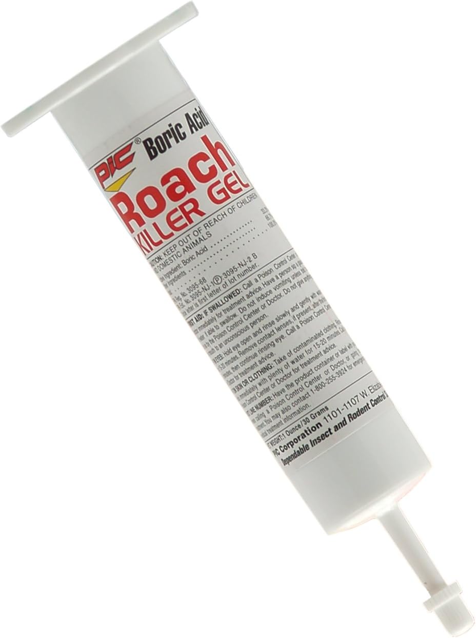 Pic GEL1 Roach Control Gel In Syringe, 1-Ounce : Health & Household