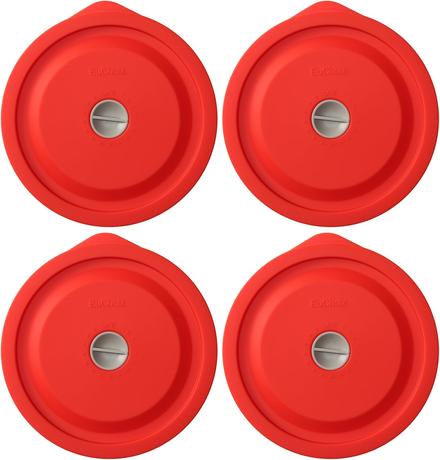 Replacement Lids for Pyrex 7201PC 4 Cup, Silicone Round Storage Cover Lid for