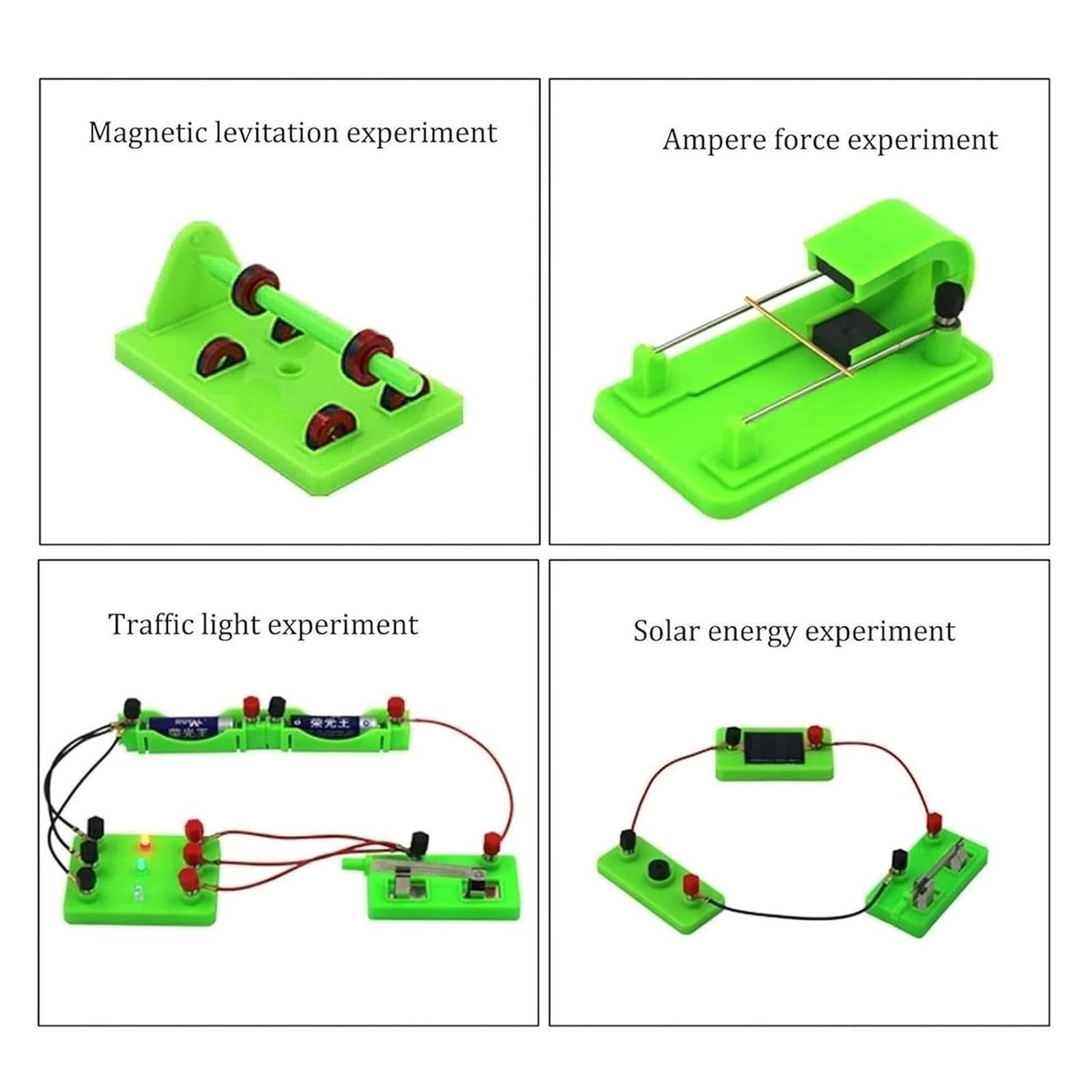 Scatola for esperimenti elettrici kit da laboratorio di elettromagnetismo