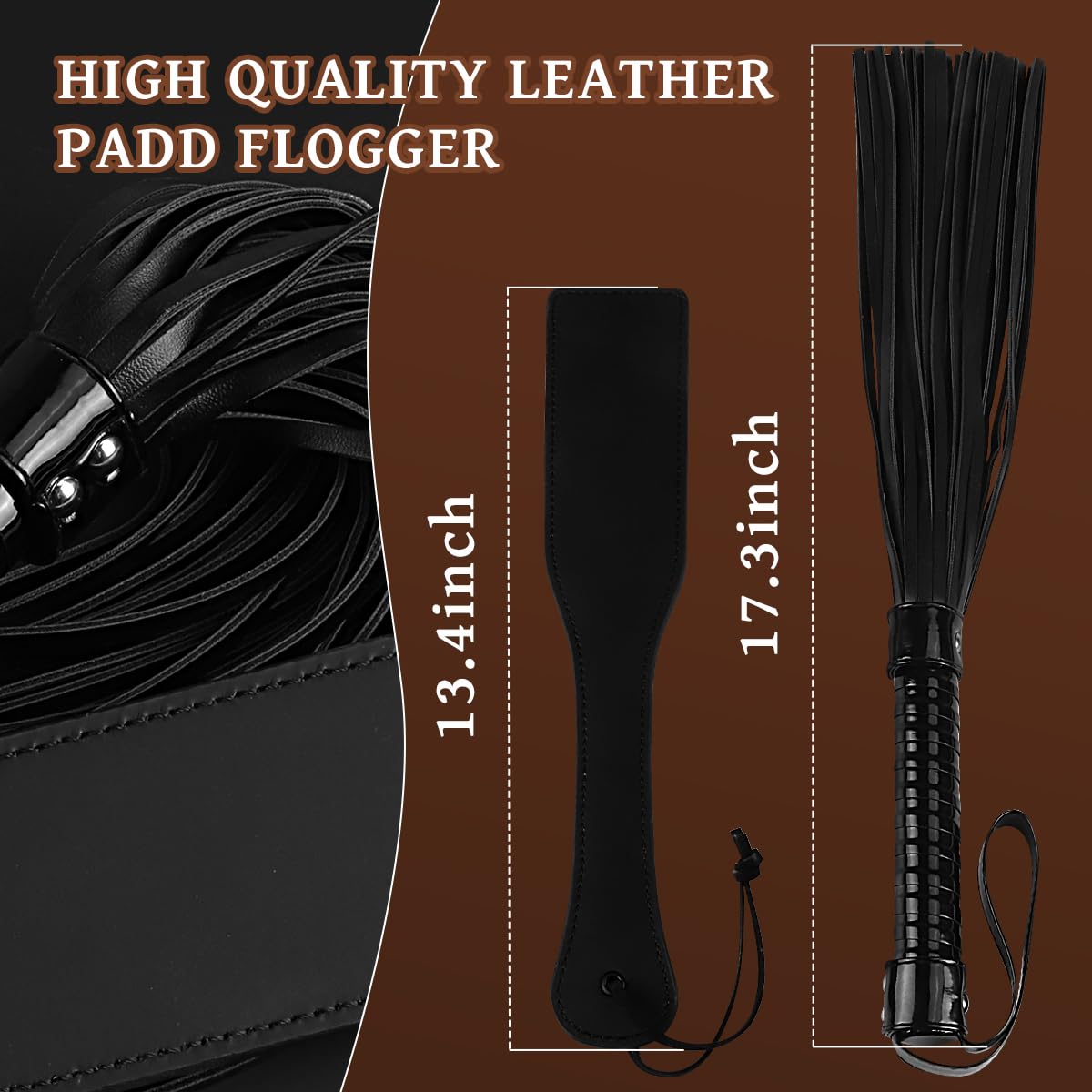 WHL SM Bondage Kit Juguetes Sexuales Perfecto para Parejas, Látigo sexual para azotes Set de Esclavitud Erótico BDSM Restraints Kits con Máscara y Sexual Esposas para Principiantes y Experimentados