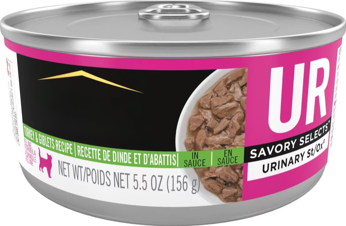 UR Urinary St/Ox Savory Selects Turkey & Giblets in Sauce Wet Cat Food 12/5.5 oz