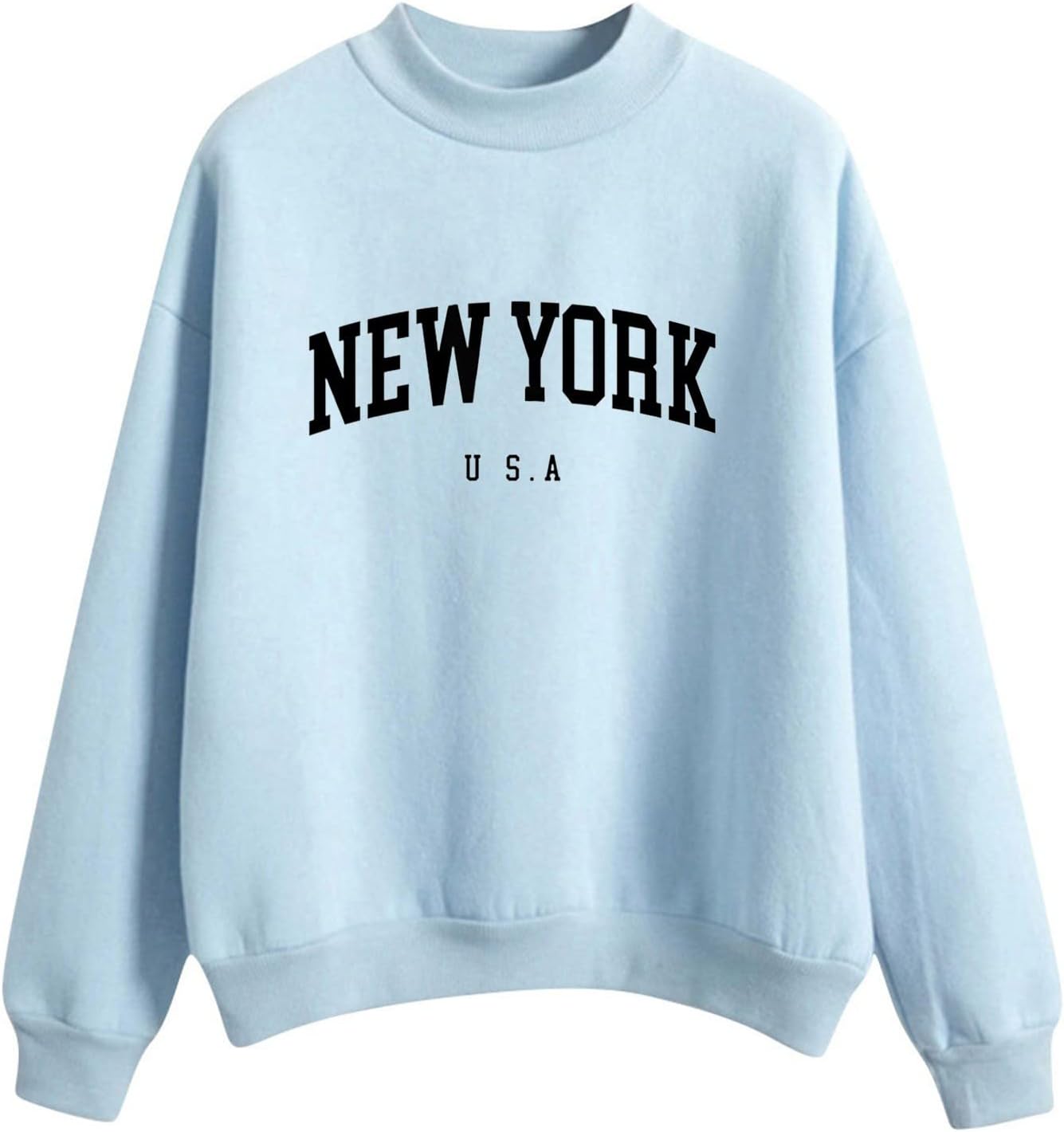 OllysqiarWorkout Tops for Women,California Printing Sweatshirt Top Long Sleeved Pullover Blouse Temperament Pullover